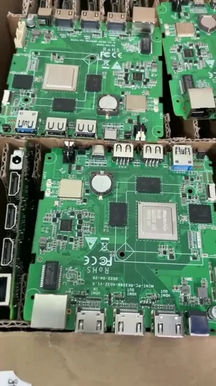 8K / 4K USB 4/16 GB RAM 16/128 GB ROM Android 12 Poe HDMI Rockchip Rk3588 Painel de tela de toque para tablet industrial Mini PC / Arm PC / PC incorporado Sbc Computador de placa única